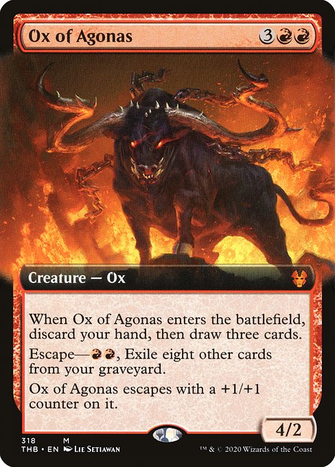 Ox of Agonas (318) [Theros Beyond Death] [Extended Art]