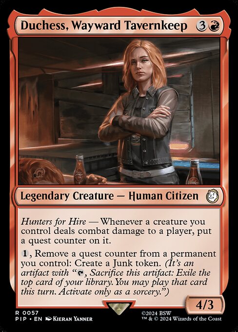 Duchess, Wayward Tavernkeep (57) [Fallout]