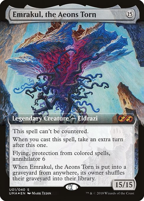 Emrakul, the Aeons Torn (U1) [Ultimate Box Topper] [Extended Art]