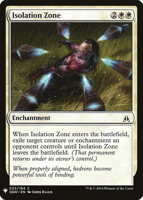 Isolation Zone (OGW-22) [The List]