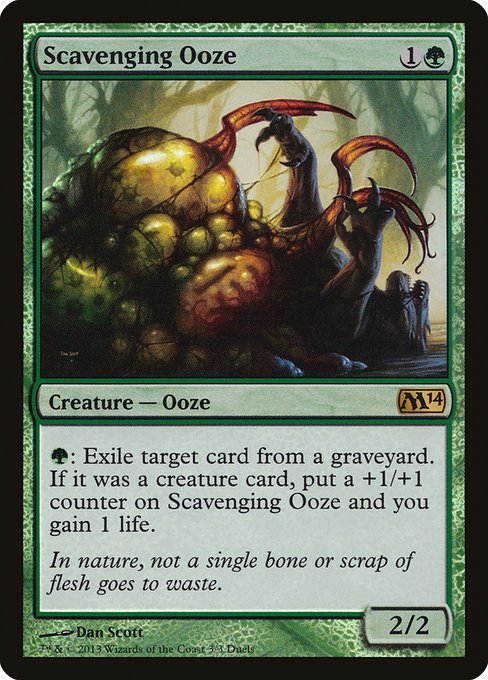 Scavenging Ooze (3) [Duels of the Planeswalkers 2014 Promos]
