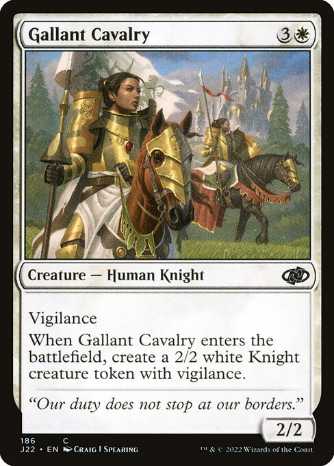 Gallant Cavalry (186) [Jumpstart 2022]