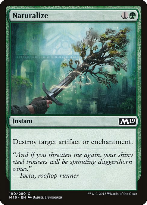 Naturalize (190) [Core Set 2019]