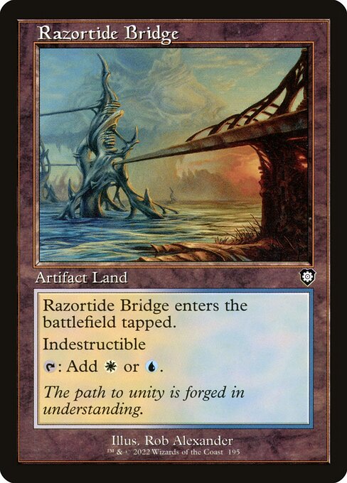 Razortide Bridge (195) [The Brothers' War Commander]