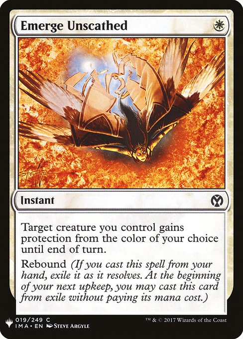 Emerge Unscathed (IMA-19) [The List]
