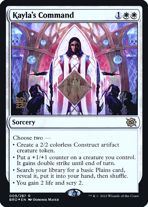 Kayla's Command (9s) [The Brothers' War Promos]