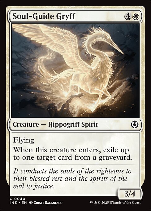 Soul-Guide Gryff (40) [Innistrad Remastered]