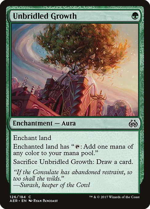 Unbridled Growth (126) [Aether Revolt]