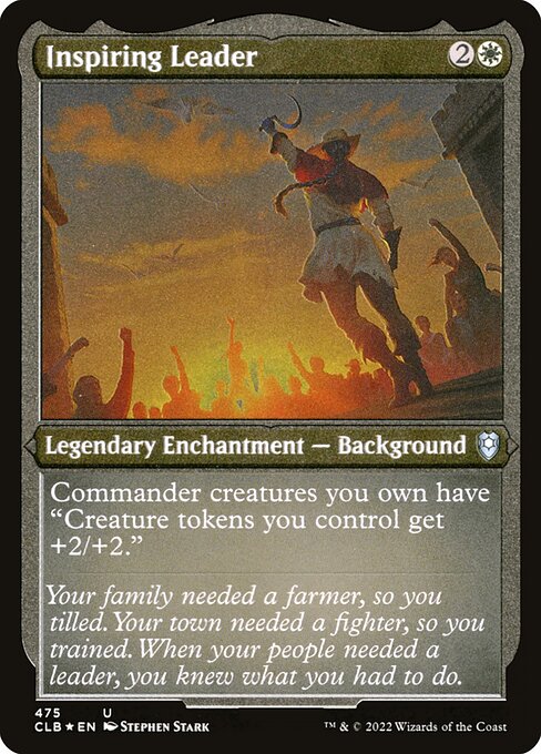 Inspiring Leader (475) [Commander Legends: Battle for Baldur's Gate]