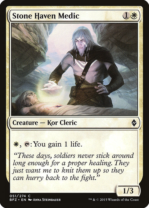 Stone Haven Medic (51) [Battle for Zendikar]