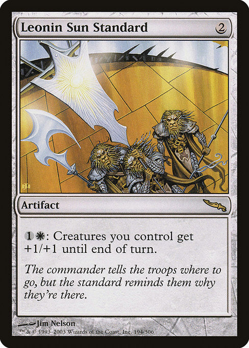 Leonin Sun Standard (194) [Mirrodin]