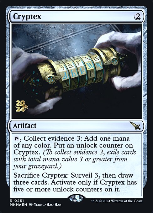 Cryptex (251s) [Murders at Karlov Manor Promos]