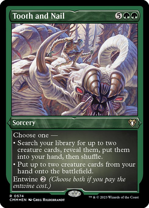 Tooth and Nail (574) [Commander Masters]