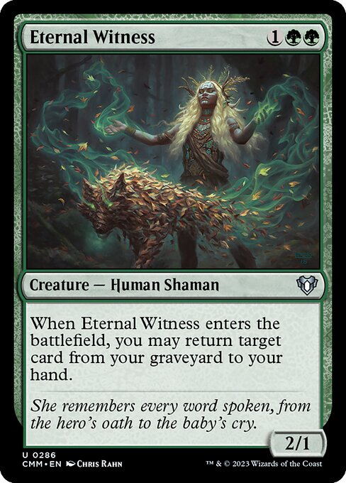 Eternal Witness (286) [Commander Masters]