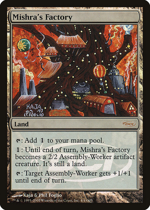 Mishra's Factory (4) [Judge Gift Cards 2005]