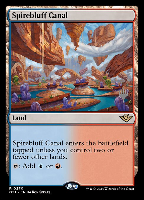 Spirebluff Canal (270p) [Outlaws of Thunder Junction Promos]