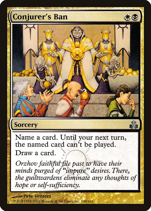 Conjurer's Ban (108) [Guildpact]