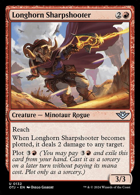 Longhorn Sharpshooter (132) [Outlaws of Thunder Junction]