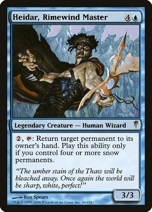 Heidar, Rimewind Master (36) [Coldsnap]