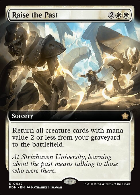 Raise the Past (Extended Art) (447) [Foundations]