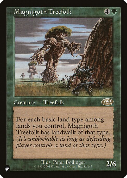 Magnigoth Treefolk (PLS-82) [The List]
