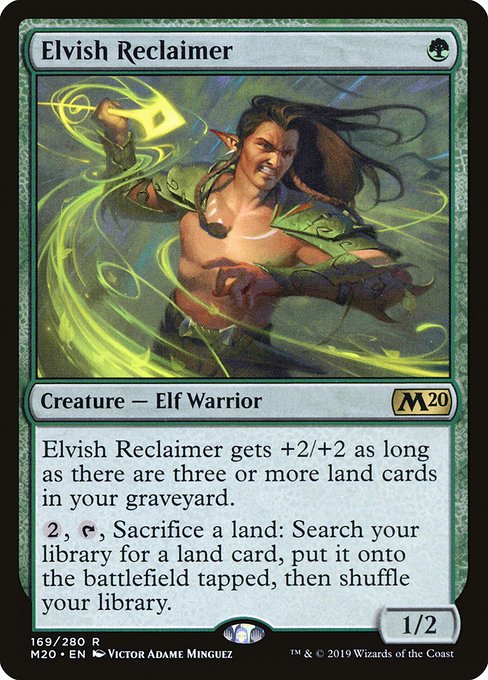 Elvish Reclaimer (169) [Core Set 2020]