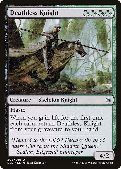 Deathless Knight (208) [Throne of Eldraine]