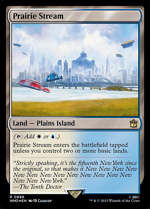 Prairie Stream (886) [Doctor Who]