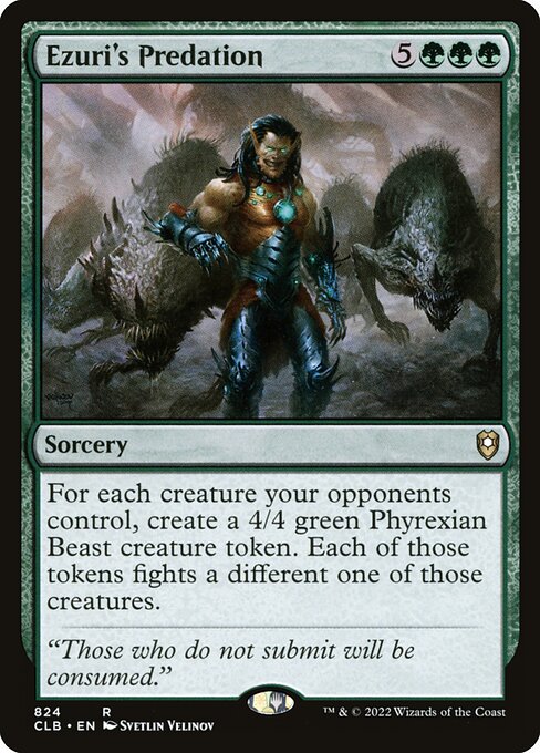 Ezuri's Predation (824) [Commander Legends: Battle for Baldur's Gate]