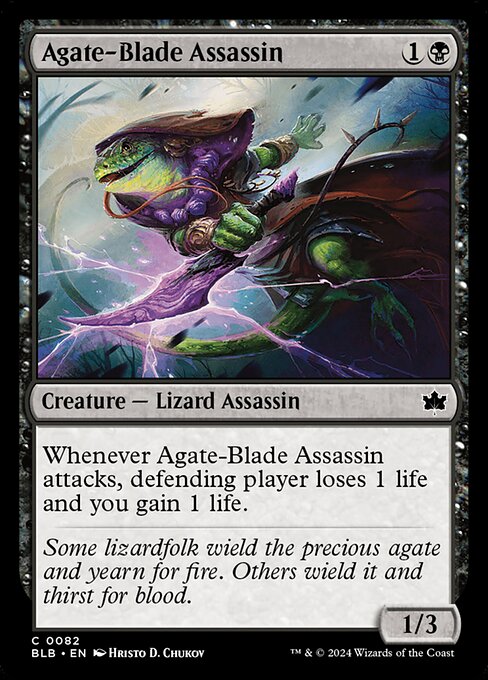 Agate-Blade Assassin (82) [Bloomburrow]