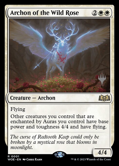 Archon of the Wild Rose (1p) [Wilds of Eldraine Promos]