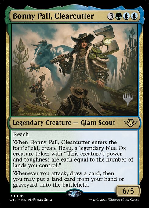 Bonny Pall, Clearcutter (196p) [Outlaws of Thunder Junction Promos]