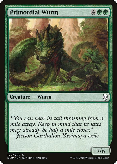 Primordial Wurm (177) [Dominaria]