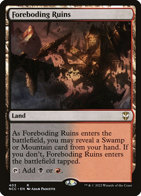 Foreboding Ruins (403) [New Capenna Commander]