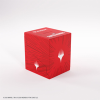 Marvel Super Heroes: Bastion XL (100+) Deck Box: Comic Burst Red