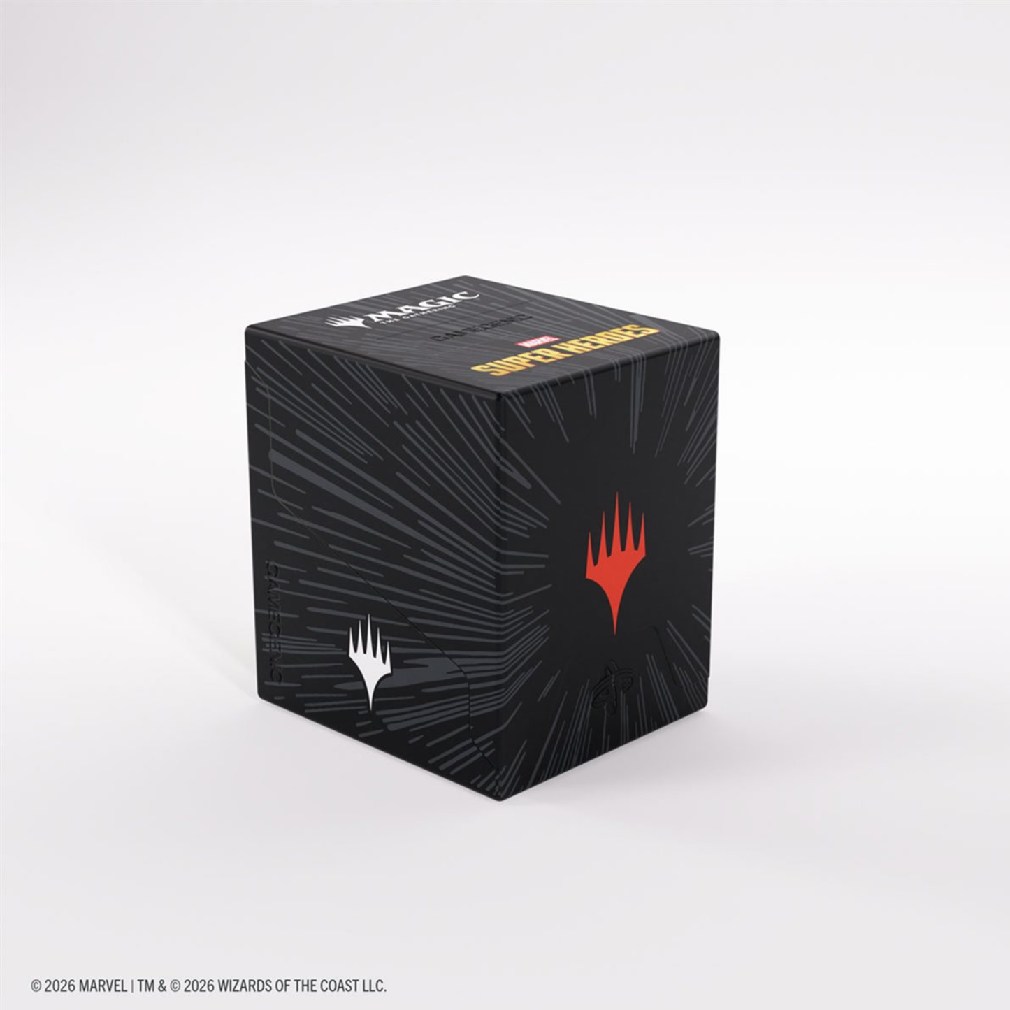 Marvel Super Heroes: Bastion XL(100+)Deck Box: Comic Burst Black