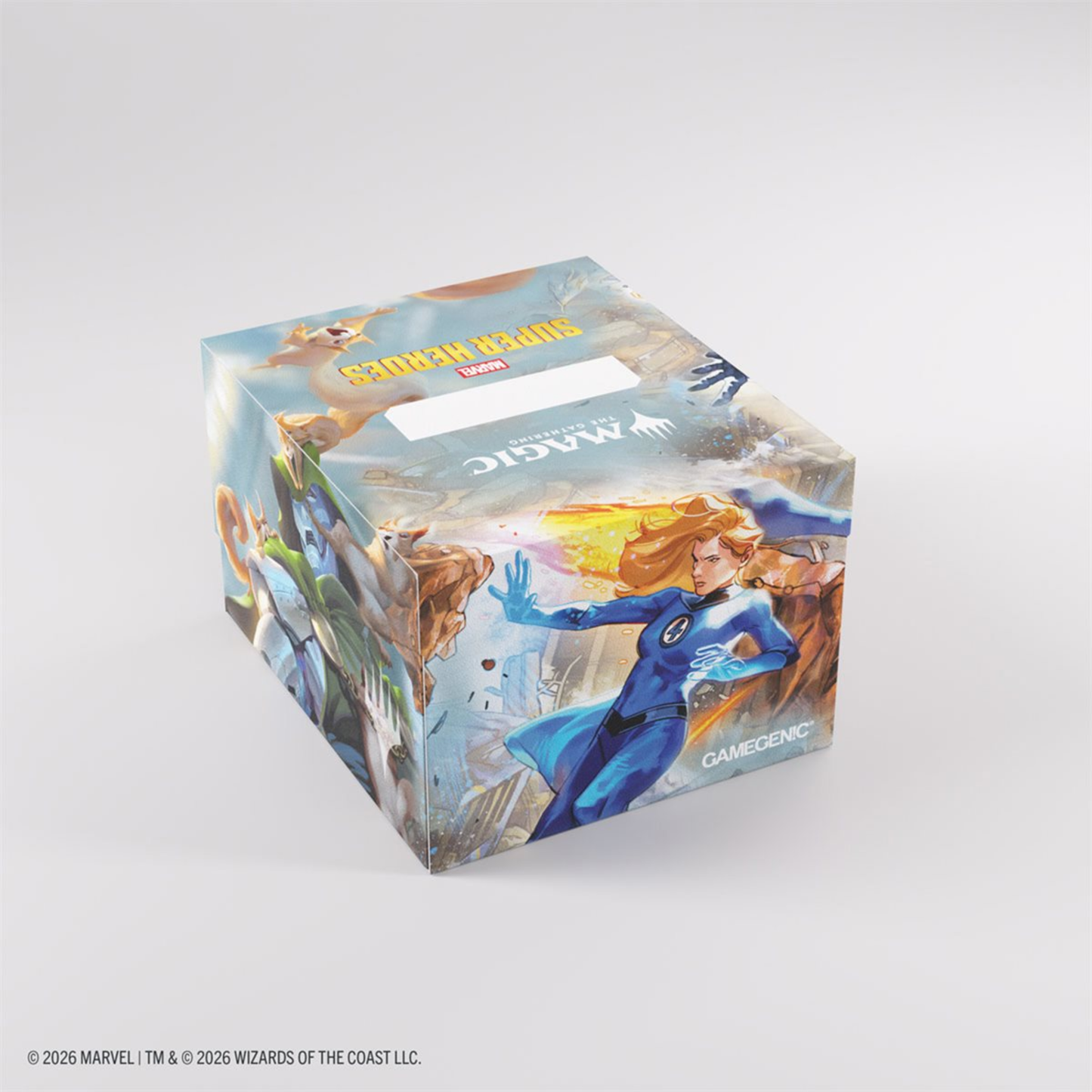 Marvel Super Heroes: Soft XL(100ct) Sideloading Deck Box: FantasticFour/Go Nuts!