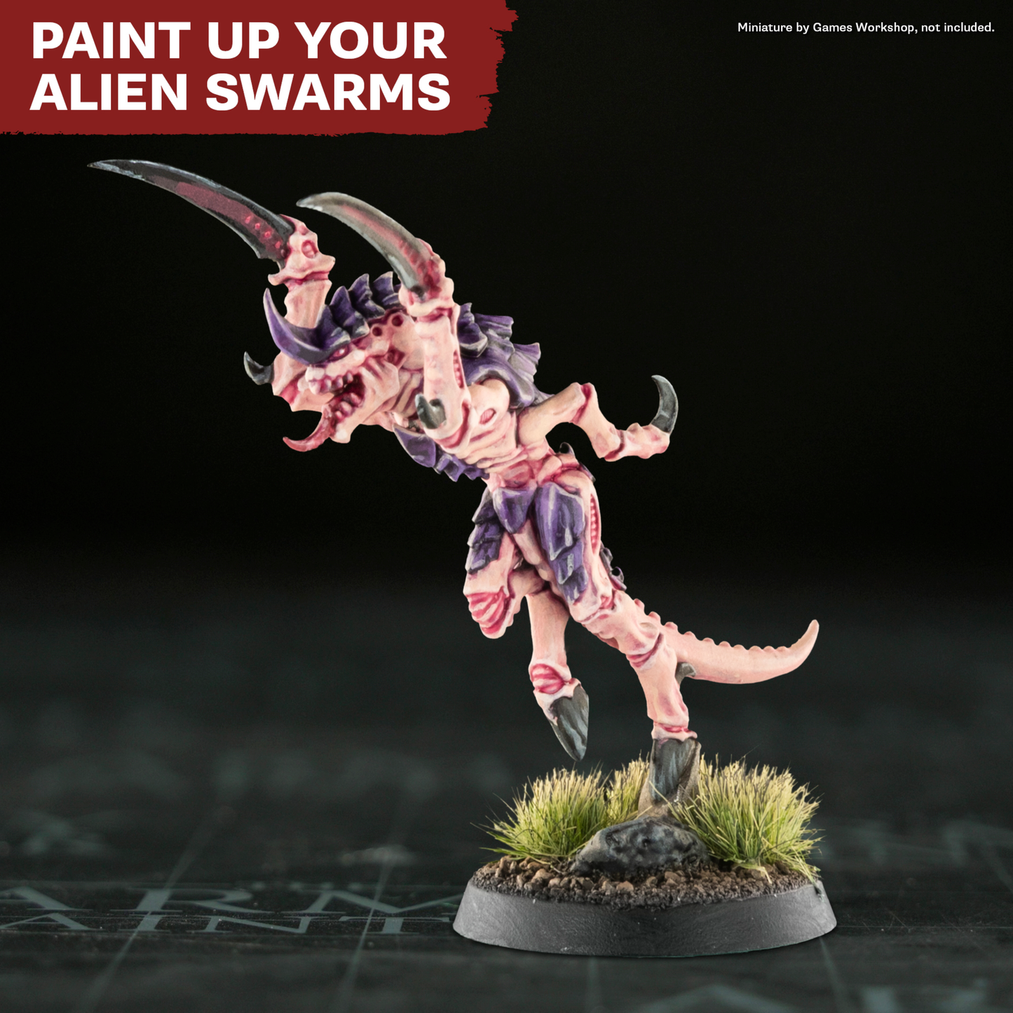 Combat Se7ens Purple Xeno Flesh Paint Set
