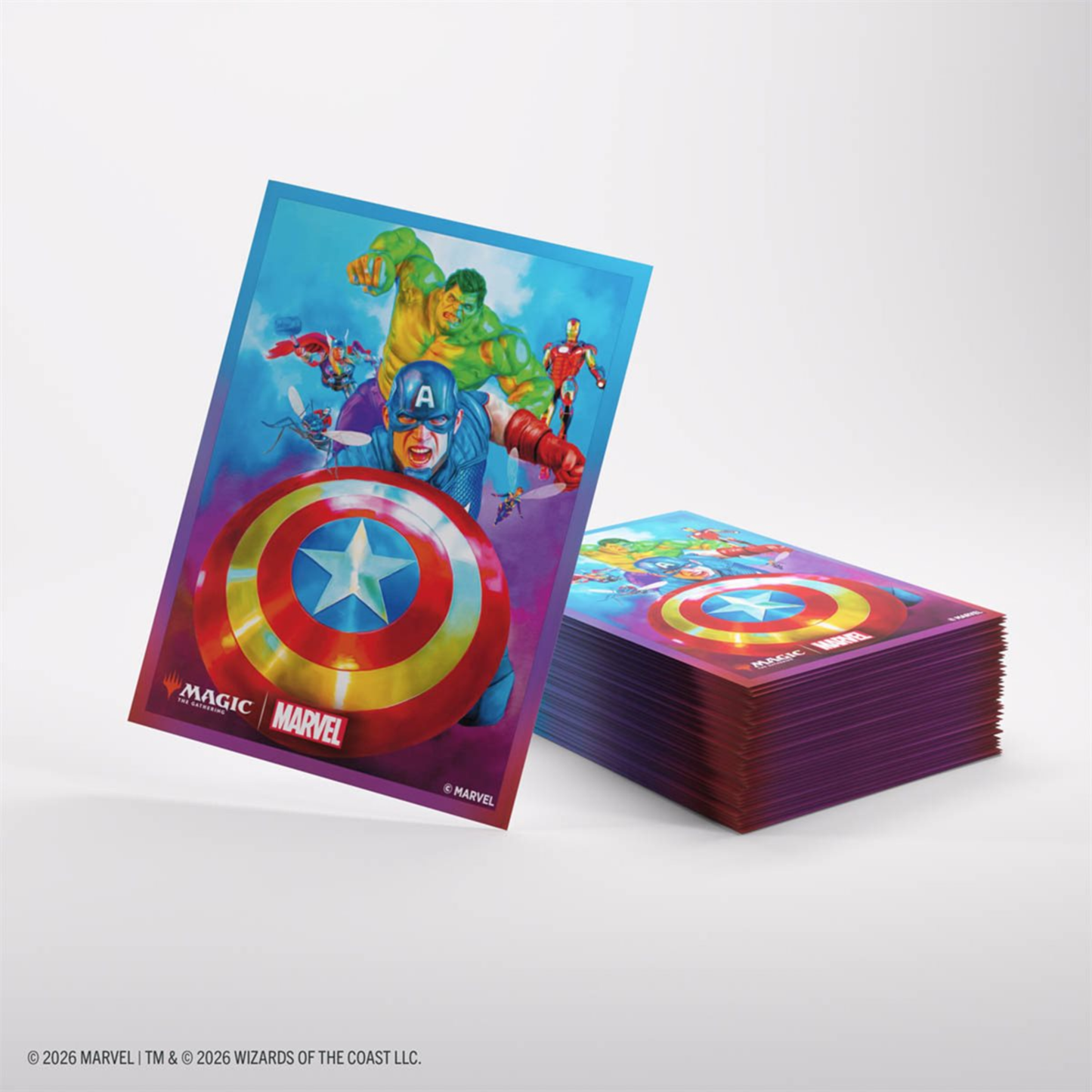 Marvel Super Heroes: Premium Art Sleeves: Captain  America
