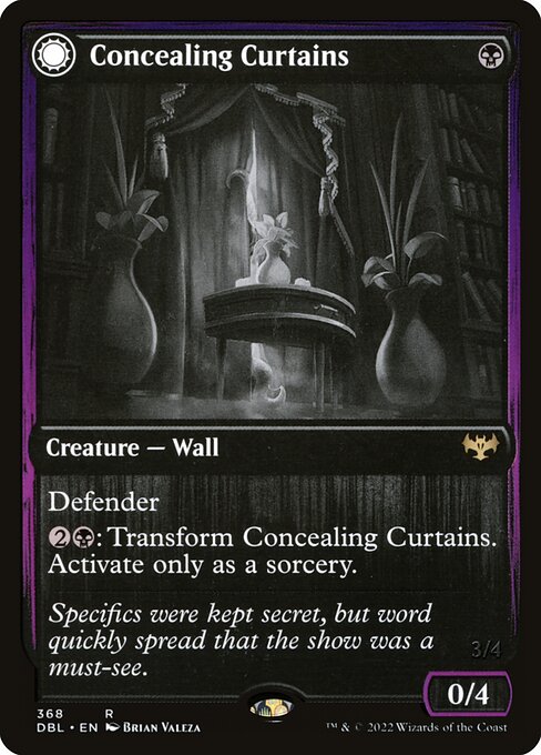 Concealing Curtains // Revealing Eye (368) [Innistrad: Double Feature]
