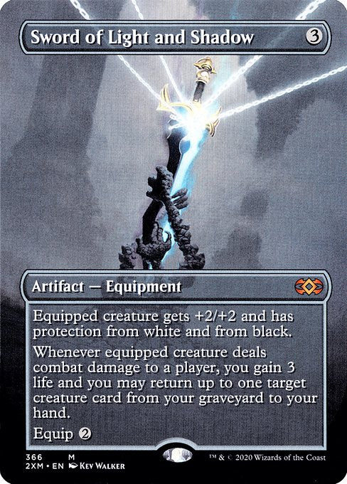 Sword of Light and Shadow (366) [Double Masters] [Borderless]