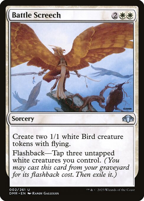 Battle Screech (2) [Dominaria Remastered]