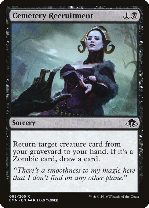 Cemetery Recruitment (83) [Eldritch Moon]