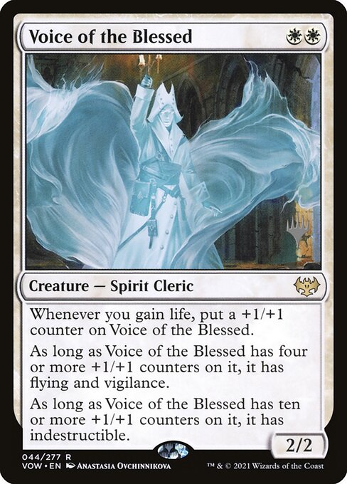 Voice of the Blessed (44p) [Innistrad: Crimson Vow Promos]