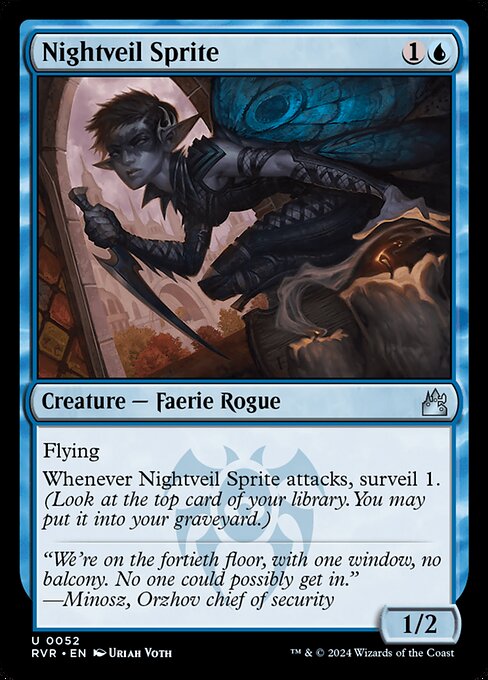 Nightveil Sprite (52) [Ravnica Remastered]