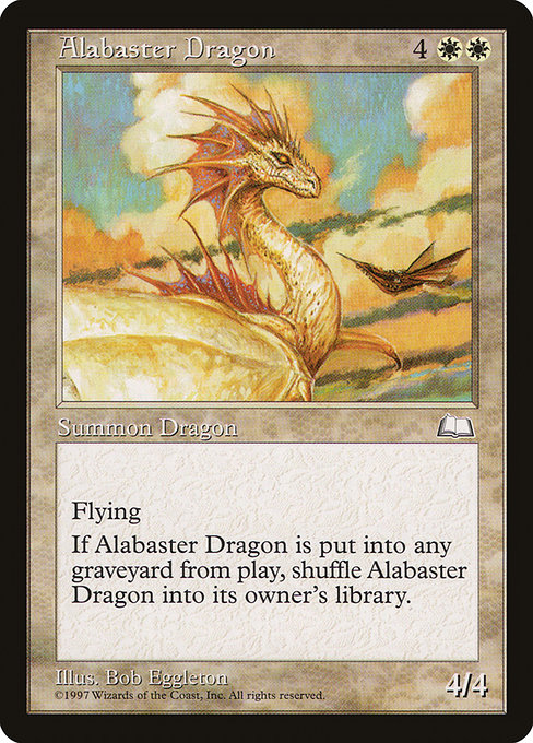 Alabaster Dragon (2) [Weatherlight]