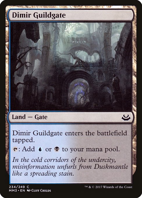Dimir Guildgate (234) [Modern Masters 2017]