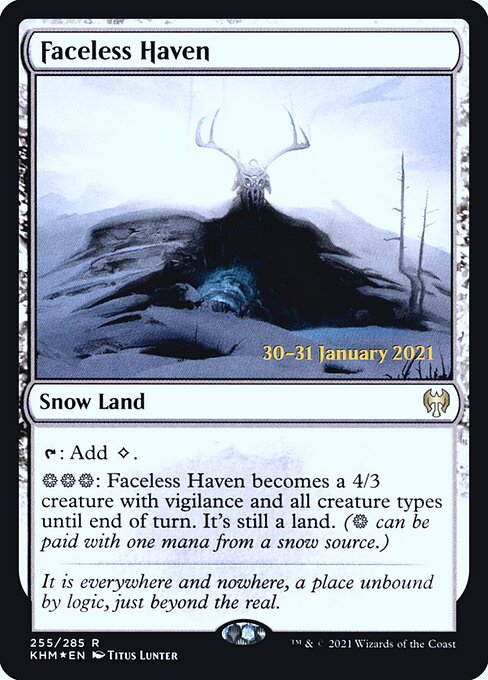 Faceless Haven (255s) [Kaldheim Promos]