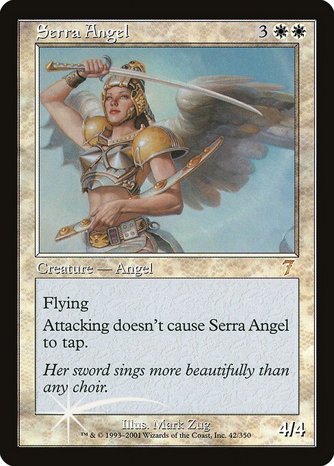 Serra Angel (42★) [Seventh Edition]