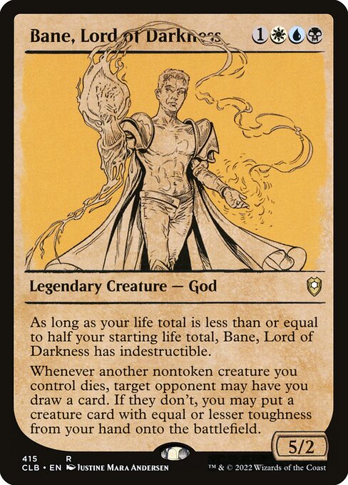 Bane, Lord of Darkness (415) [Commander Legends: Battle for Baldur's Gate] [Showcase]